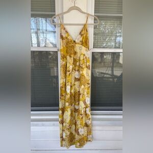 Abercrombie & Fitch Linen Floral Dress